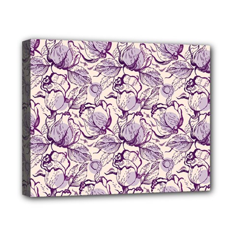 Vegetable Cabbage Purple Flower Canvas 10  X 8  by Mariart