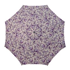 Vegetable Cabbage Purple Flower Golf Umbrellas by Mariart