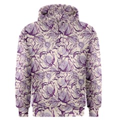 Vegetable Cabbage Purple Flower Men s Pullover Hoodie