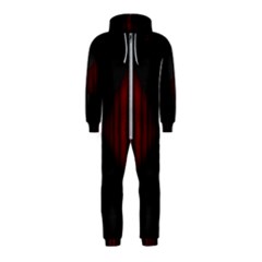 Black Red Door Hooded Jumpsuit (kids)