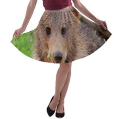 Baby Bear Animals A-line Skater Skirt