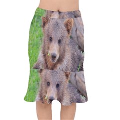 Baby Bear Animals Mermaid Skirt