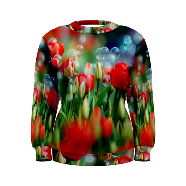 Colorful Flowers Women s Sweatshirt
