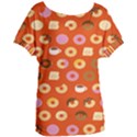 Coffee Donut Cakes Women s Oversized Tee View1