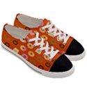 Coffee Donut Cakes Women s Low Top Canvas Sneakers View3