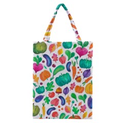 Pattern Autumn White Classic Tote Bag by kostolom3000shop