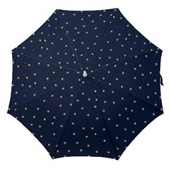 Navy/gold Stars Straight Umbrellas by Colorfulart23