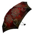 The Celtic Knot With Floral Elements Mini Folding Umbrellas View2