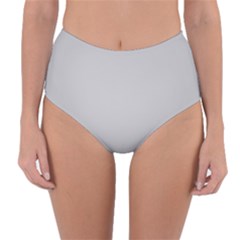 Grey Harbour Mist - Spring 2018 London Fashion Trends Reversible High-waist Bikini Bottoms by PodArtist