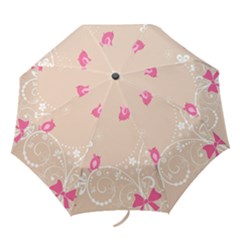 Flower Bird Love Pink Heart Valentine Animals Star Folding Umbrellas