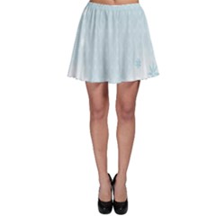 Flower Blue Polka Plaid Sexy Star Love Heart Skater Skirt by Mariart