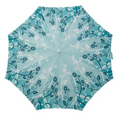 Flower Blue River Star Sunflower Straight Umbrellas by Mariart