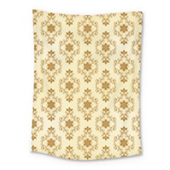 Flower Brown Star Rose Medium Tapestry