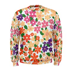 Flower Floral Rainbow Rose Men s Sweatshirt