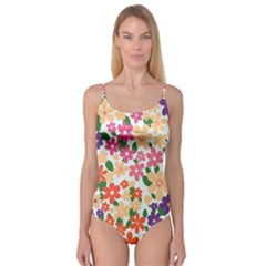 Flower Floral Rainbow Rose Camisole Leotard  by Mariart