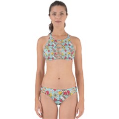 Flower Fruit Star Polka Rainbow Rose Perfectly Cut Out Bikini Set