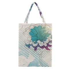 Flower Rose Purple Sunflower Lotus Classic Tote Bag