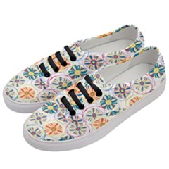 Flower Rainbow Fan Sunflower Circle Sexy Women s Classic Low Top Sneakers by Mariart