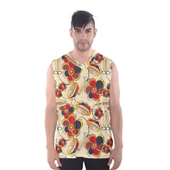 Flower Seed Rainbow Rose Men s Basketball Tank Top by Mariart