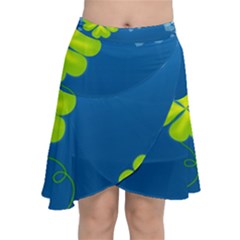 Flower Shamrock Green Blue Sexy Chiffon Wrap by Mariart