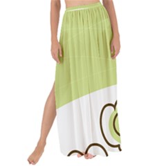 Flower Simple Green Rose Sunflower Sexy Maxi Chiffon Tie-up Sarong by Mariart