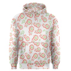 Flower Rose Red Green Sunflower Star Men s Pullover Hoodie