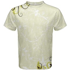 Flower Star Floral Green Camuflage Leaf Frame Men s Cotton Tee by Mariart