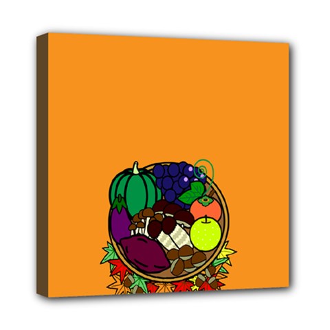 Healthy Vegetables Food Mini Canvas 8  X 8 