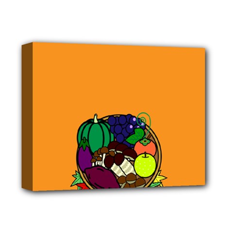 Healthy Vegetables Food Deluxe Canvas 14  X 11 