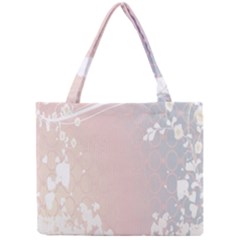 Love Heart Flower Purple Sexy Rose Mini Tote Bag