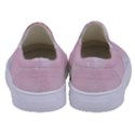 Love Heart Pink Valentine Flower Leaf Kids  Canvas Slip Ons View4