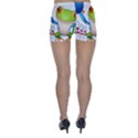 Tree Frog Bowler Skinny Shorts View2