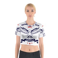 New U S  Citizen Eagle 2017  Cotton Crop Top by crcustomgifts