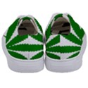 Marijuana Weed Drugs Neon Cannabis Green Leaf Sign Kids  Classic Low Top Sneakers View4