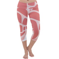 Meat Capri Yoga Leggings by Mariart