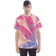 Marijuana Heart Cannabis Rainbow Pink Cloud Men s Sports Mesh Tee