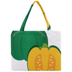 Pumpkin Peppers Green Yellow Mini Tote Bag by Mariart