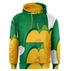 Pumpkin Peppers Green Yellow Men s Pullover Hoodie by Mariart