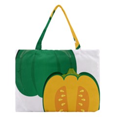 Pumpkin Peppers Green Yellow Medium Tote Bag by Mariart