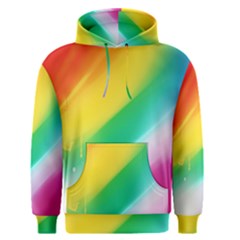 Red Yellow White Pink Green Blue Rainbow Color Mix Men s Pullover Hoodie by Mariart