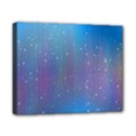 Rain Star Planet Galaxy Blue Sky Purple Blue Canvas 10  x 8  View1
