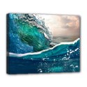 Sea Wave Waves Beach Water Blue Sky Canvas 14  x 11  View1