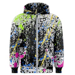 Spot Paint Pink Black Green Yellow Blue Sexy Men s Zipper Hoodie