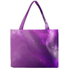 Space Star Planet Galaxy Purple Mini Tote Bag