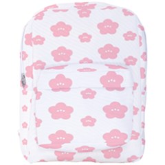 Star Pink Flower Polka Dots Full Print Backpack