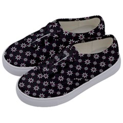 Sunflower Star Floral Purple Pink Kids  Classic Low Top Sneakers by Mariart