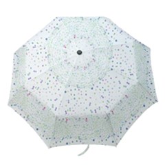 Spot Polka Dots Blue Pink Sexy Folding Umbrellas