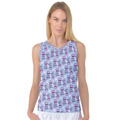 Pattern Kitty Headphones  Women s Basketball Tank Top by iCreate