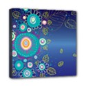 Flower Blue Floral Sunflower Star Polka Dots Sexy Mini Canvas 8  x 8  View1