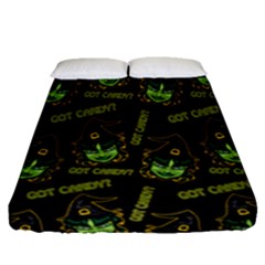 Pattern Halloween Witch Got Candy? Icreate Fitted Sheet (queen Size) by iCreate